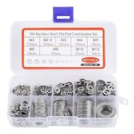 Forehill - basvii 684 pices inox rondelles plates metal, pour gonds de porte, 9 tailles rondelles acier ...