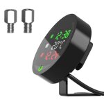Forehill - compteur de temprature d'eau modifi pour moto voltmtre 12v chronomtre usb tlphone portable ...
