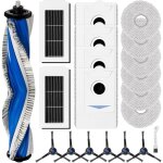 Forehill kit d'accessoires pour aspirateur robot ecovacs deebot x5 omni avec 1 brosse  rouleau, 2 filtres ...