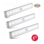 Lampe de placard - mercase - dtecteur de mouvement - 10 led - blanc
