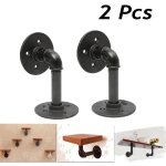 Forehill - support de support de support de tuyau d'eau 2 pices, noir 158cm simple et 1015
