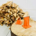 Forest master - usbb hache d'allumage duocut fendeur manuel lame de base orange
