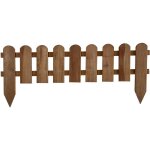 Centrale brico bordure  planter panama bois marron, h. 45 x l. 110 cm