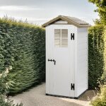 Habrita abri de jardin evo 80 ? 0, 93 m² ? résine et toit abs ? avec plancher Habrita abri de jardin evo 80 ? 0, 93 m² ? résine et toit abs ? avec plancher