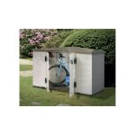 Habrita - foresta - coffre de jardin r�sine 1930 l bicolore 88 x 212 x 133 cm �paisseur 22 mm - boxevo200 ...