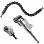 Foret � angle droit (1pcs court + 1pcs longue?et 1pc 30cm d'arbre flexible visseuse kit renvoi d'angle ...