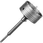 Foret � b�ton 125 mm sds plus m21. 5 filet� couronne carotteuse tige 220 mm foret pour scie murale ensemble ...