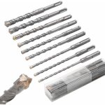 Foret beton sds plus meche beton de fabrication 5mm - 16mm x 160mm jeu de forets a beton perforateur ...