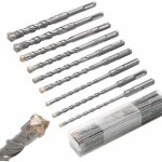 Foret beton sds plus meche beton de fabrication 5mm - 16mm x 160mm jeu de forets a beton perforateur ...