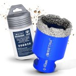 Foret  carrelage 40mm trpans diamant m14 forage avec filetage pour meuleuse d'angle sec et humide scie ...