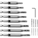 Foret � centrer, 16 pcs foret pour charni�re � centrage automatique, outil de per�age du trou pour le ...