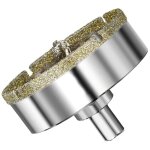 Foret diamant de 120 mm avec foret pilote, scie cloche pour carrelage, cramique, verre, porcelaine, ...