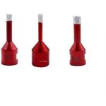 Forets diamant 3pcs 6mm / 8mm / 10mm bras� sous vide tr�pans avec filetage m14 pour per�age � sec en ...