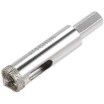 Foret diamant pour scie cloche en verre avec foret de positionnement central pour verre, c�ramique, porcelaine ...