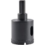 Foret diamant� pour scie cloche � noyau bras� 35 mm, coupe - trou creux pour verre, porcelaine, carrelage, ...