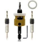 Foret � fraiser pour bois, jeu de 3 pi�ces, foret � fraiser avec but�e de profondeur, foret � bois avec ...