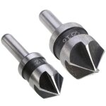 Forets � fraiser pour m�tal hss am�lior�s (2 pi�ces) - 1 / 2', 5 / 8', 82 degr�s, pour outils �lectriques ...