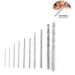Forets h�lico�daux, 10pcs forets h�licoidaux acier queue droite 0. 5 - 3mm outils de forage haute vitesse ...
