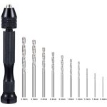 Forets manuels professionnels  tau, mini - forets hlicodaux (0, 8 - 3, 0 mm), ensemble de 11 forets ...