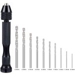 Forets manuels professionnels � �tau, mini - forets h�lico�daux (0, 8 - 3, 0 mm), ensemble de 11 forets ...