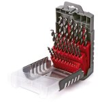 Foret queue cylindrique hss g3 multicouches coffret de 25 diager