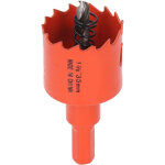 Foret de scie cloche en acier rapide, coupe bim�tallique avec mandrin pour bois et m�tal 1 - 3 / 8 pouces ...