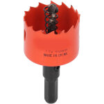 Foret de scie cloche en acier rapide, coupe bim�tallique avec mandrin pour bois et m�tal 1 - 5 / 8 pouces ...