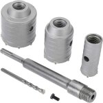 Forets de scie cloche sds plus pour béton, ciment, pierre, mur - 65 mm, 50 mm, 30 mm Forets de scie cloche sds plus pour béton, ciment, pierre, mur - 65 mm, 50 mm, 30 mm