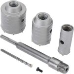 Forets de scie - cloche sds plus pour bton, ciment, pierre, mur - 65 mm, 50 mm, 30 mm - ymyny