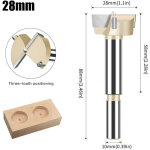 Foret de scie cloche pour le travail du bois de 28mm, poin�on de trou d'ouverture de charni�re de porte ...