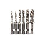 Forehill - foret taraudeur, jeu de taraud filetage mtrique taraudage m3 m4 m5 m6 m8 m10 coffret forets ...