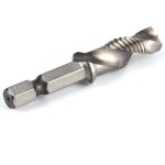 Foret taraudeur m10, foret � queue hexagonale 1 / 4  hss pour tarauder dans le bois, le plastique et ...