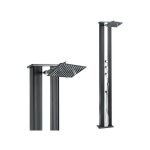 Formidra - douche hybride dada straight 40l coloris anthracite / alu bross�