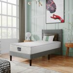 Matelas à ressorts - épaisseur 25 cm, matelas en mousse froide 7 zones, noyau ressorts ensachés, dessus ... Matelas à ressorts - épaisseur 25 cm, matelas en mousse froide 7 zones, noyau ressorts ensachés, dessus ...