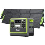 G�n�rateur �lectrique portable 2400w ? batterie lifepo4 2048wh ? 2 panneaux solaires pliables 200w ? ...