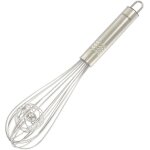 Fouet de cuisine et p�tisserie en inox avec bille 26, 5 cm fackelmann ovale limited edition