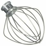 Fouet en fil d'acier inoxydable compatible avec kitchenaid k45ww wp9704329 ksm150 ksm160 k45 ksm90 accessoire ...