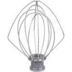 Fouet en fil d'acier inoxydable compatible avec kitchenaid k45ww wp9704329 ksm150 ksm160 k45 ksm90 accessoire ...