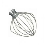 Fouet en fil d'acier inoxydable compatible avec kitchenaid k45ww wp9704329 ksm150 ksm160 k45 ksm90 accessoire ...