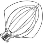 Fouet m�langeur inox 6 fils k45ww - accessoire batteur compatible 4. 5 - 5qt pour cr�me et p�tisserie ...