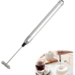Fouet mousseur �lectrique � main, mousseur � lait, caf� ou th�. fonctionne avec deux piles aaa, pour ...