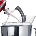 Fouet plat flexible pour accessoires kitchenaid, fouet en aluminium pour robot ptissier kitchenaid 4, ...