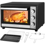 Four lectrique  convection magicfox 46l avec tournebroche, 6 modes de cuisson, lchefrite avec pince, ...