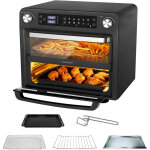Four electrique magicfox friteuse sans huile 36l - air fryer oven xxl � double tiroir 1800w multifonction ...