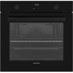 Four encastrable - pyrolyse - chaleur puls�e - daewoo - bo7pr28gbnm - noir - porte froide - 59, 5 x 57, ...