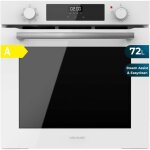 [jamais utilise] four intgr multifonction glass white de 72l de capacit, 7 fonctions, gril, dconglation, ...