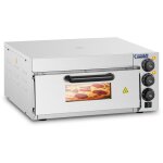 Helloshop26 - four  pizza - 1 chambre de cuisson - 2000 w acier inoxydable base en pierre