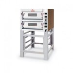 Four à pizza double électrique professionnel - commandes digitales - 12 pizzas - italforni Four à pizza double électrique professionnel - commandes digitales - 12 pizzas - italforni