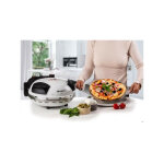 Four a pizza �lectrique ariete 918 - blanc - pierre r�fractaire - 1200w - diametre 33cm - temp�rature ...