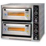 Four à pizza electrique avec eclairage 2 x 4 pizzas Ø 30 cm - combisteel Four à pizza electrique avec eclairage 2 x 4 pizzas Ø 30 cm - combisteel